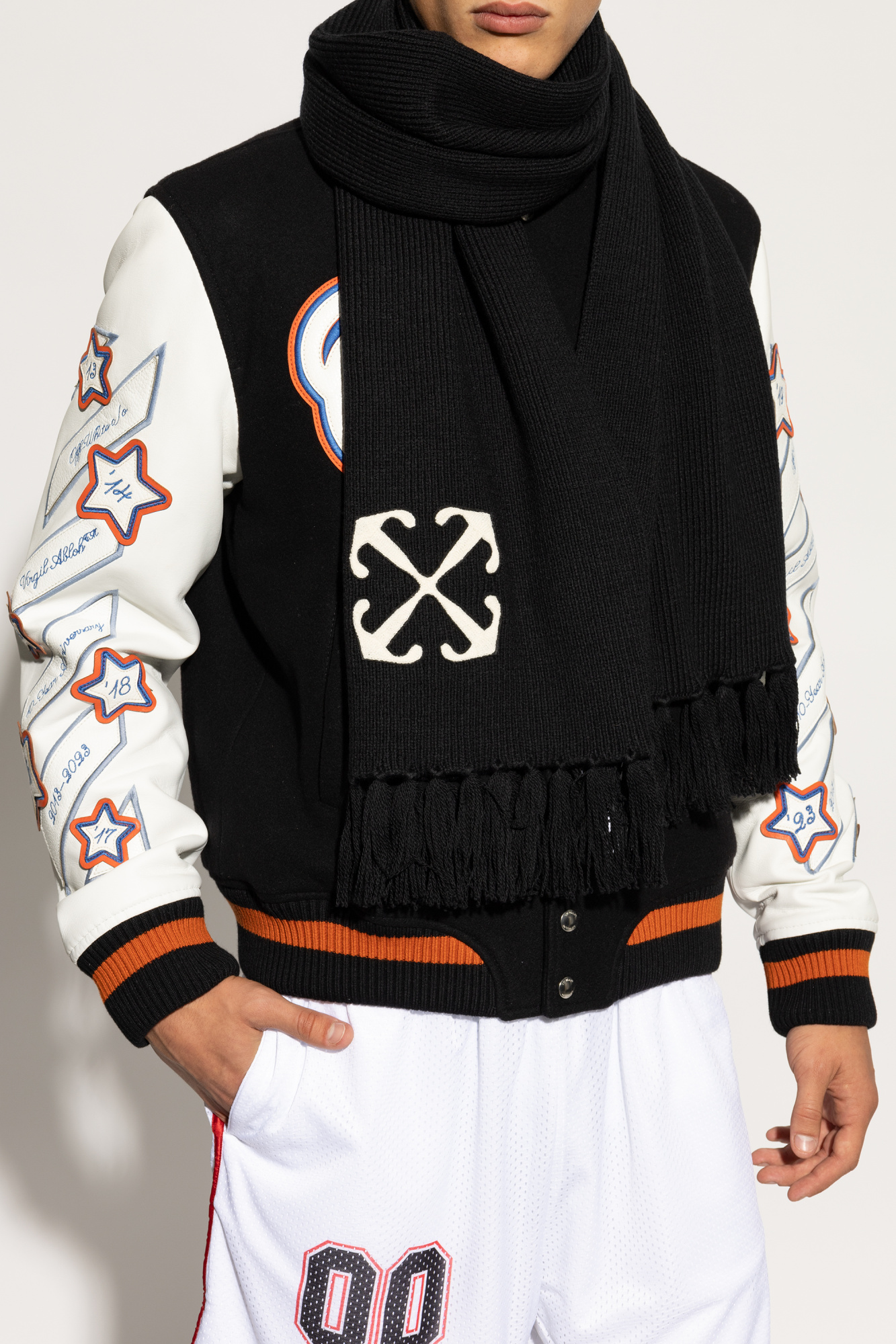 Off white scarf discount